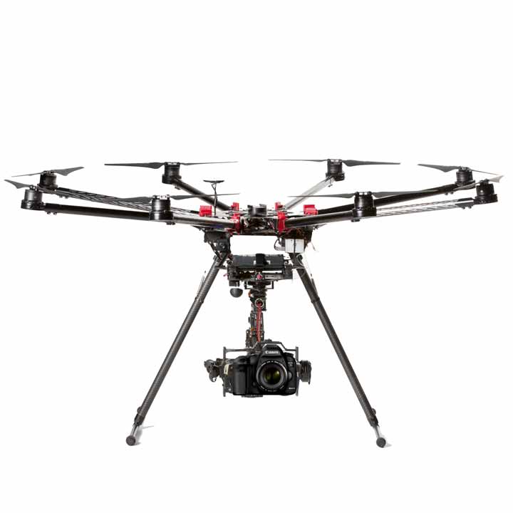 Drone Canon 5D, Dji Ronin M-Dji S1000 Gimball-Prod