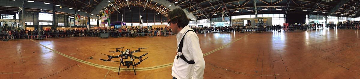 Démo X1400 Drone Experience Festival Nantes 2015, Gryphon Dynamics X1400